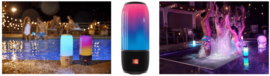 JBL Bluetooth Pulse 5 speakers for wireless audio and lighting