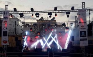 Massive Stage sound & lighting rig hire
