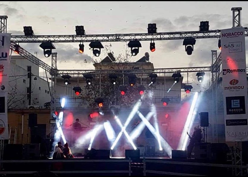Massive Stage sound & lighting rig hire