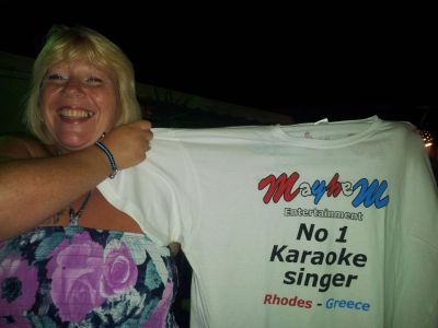 number 1 Karaoke singer Mayhem Entertainment T-shirt