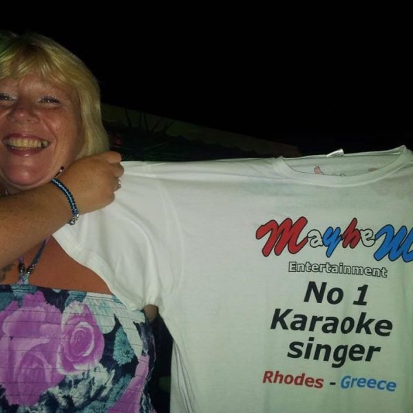 number 1 Karaoke singer Mayhem Entertainment T-shirt
